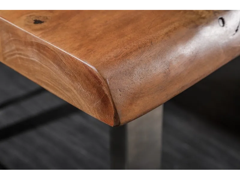 Table à manger Mammut 200cm acacia plateau 60mm