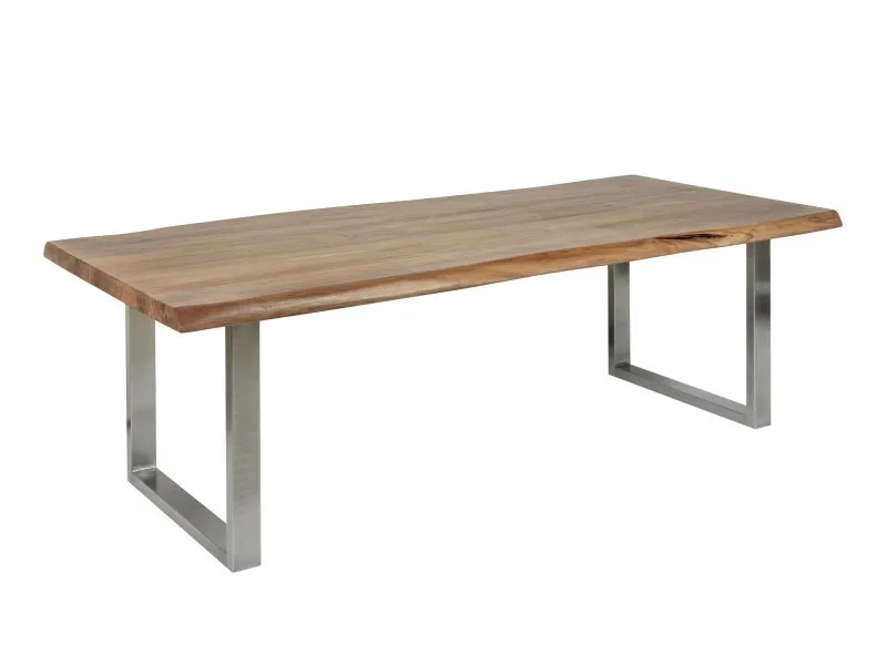 Table à manger Mammut 200cm acacia plateau 60mm