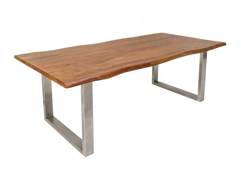 Table à manger Mammut 180cm acacia plateau 26mm