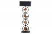 LUNINAIRE DEBOUT EN BOIS MASSIF 147cm COLORIS NOIR