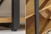 BIBLIOTHEQUE MODERNE STYLE INDUSTRIEL 110cm
