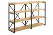 BIBLIOTHEQUE MODERNE STYLE INDUSTRIEL 110cm