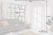 LAMPADAIRE ARC DESIGN COCOON COLORIS BLANC 205cm