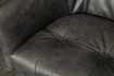 Tabouret de bar 100cm coloris gris antique avec accoudoirs