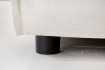 Tabouret moderne en lin coloris naturel