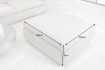Tabouret moderne en lin coloris naturel