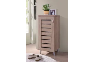 ARMOIRE 1 PORTE COLORIS chêne naturel