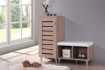 ARMOIRE 1 PORTE COLORIS chêne naturel