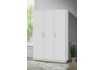 ARMOIRE blanche 3 PORTES avec penderie