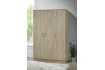 ARMOIRE 3 PORTES avec penderie coloris chêne naturel