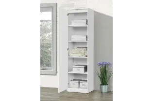 ARMOIRE blanche 1 PORTE 2