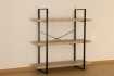 Etagère design industriel 3 planches en bois coloris naturel