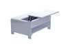 Table basse 90cm - Plateau relevable - Coloris blanc