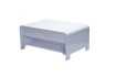 Table basse 90cm - Plateau relevable - Coloris blanc
