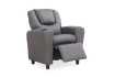 MINI FAUTEUIL RELAX RELEVABLE REVÊTU EN SIMILI CUIR coloris gris