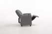 MINI FAUTEUIL RELAX RELEVABLE REVÊTU EN SIMILI CUIR coloris gris