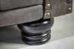 Canapé Chesterfield en microfibre vintage gris