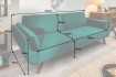 Canapé convertible design scandinave coloris vert en velours