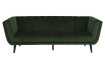 Canapé 3 places en tissu vert forêt