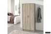 ARMOIRE 2 PORTES avec penderie coloris chêne naturel