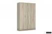 ARMOIRE 3 PORTES avec penderie coloris chêne naturel