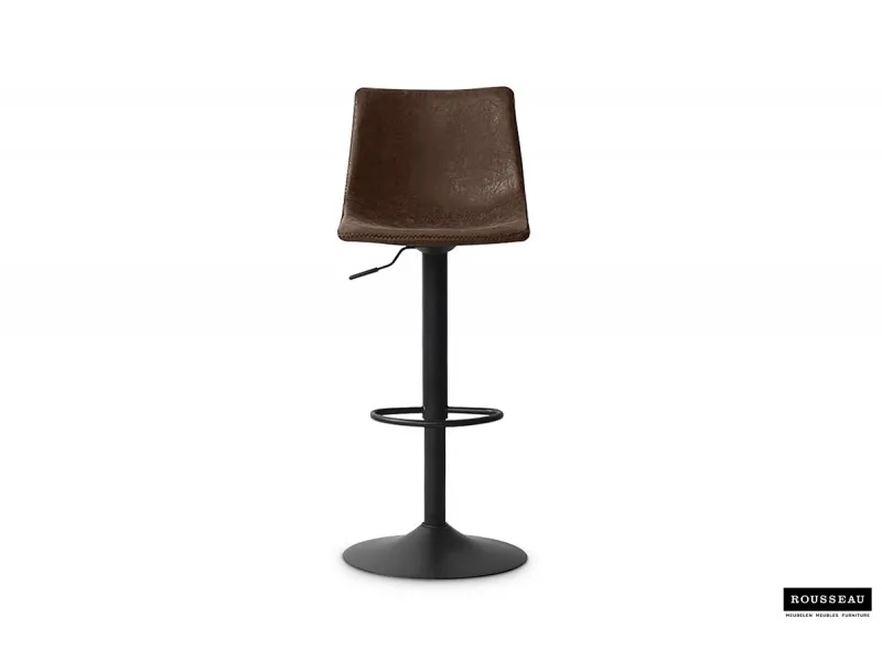 Tabouret de bar design coloris marron