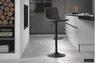 Tabouret de bar design coloris noir