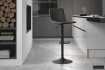 Tabouret de bar design coloris noir