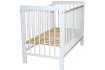 Lit bébé 60x120 cm réglable coloris blanc