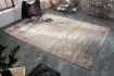 Tapis contemporain tricoté de 350x240cm coloris gris beige