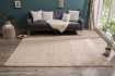 Tapis style rétro de couleur beige de 240x160cm