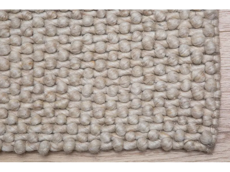 Tapis style rétro de couleur beige de 240x160cm