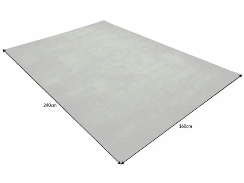 Tapis style rétro de couleur Vert de 240x160cm