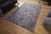 Tapis style rétro de couleur gris de 240x160cm