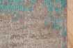 Tapis style rétro de couleur bleu grège de 240x160cm