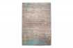 Tapis style rétro de couleur bleu grège de 240x160cm