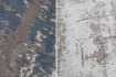 Tapis style rétro de couleur beige gris de 240x160cm