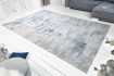 Tapis contemporain de 350x240cm coloris gris bleu