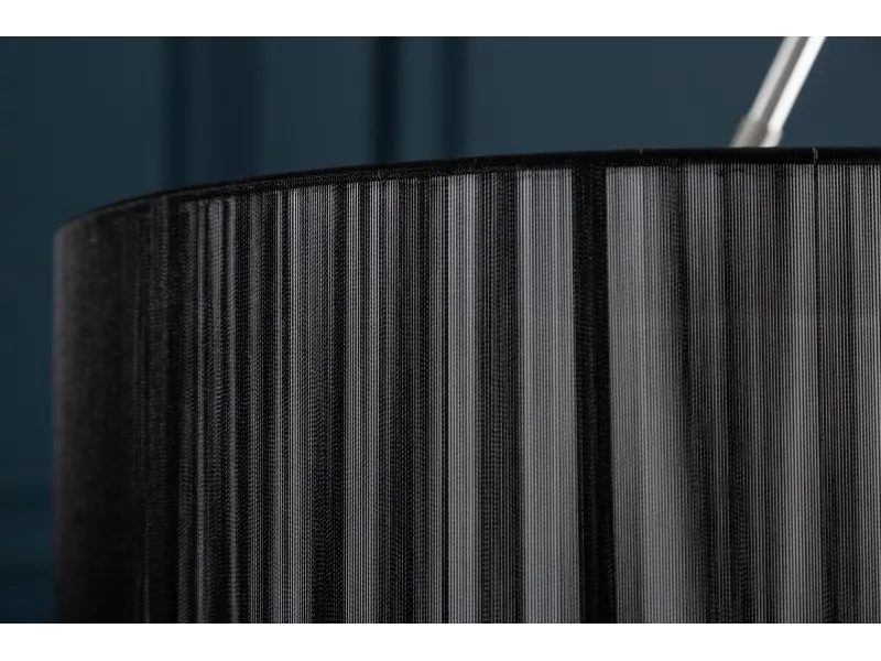 Lampadaire EXTENSO 230 cm Noir avec Base en Marbre