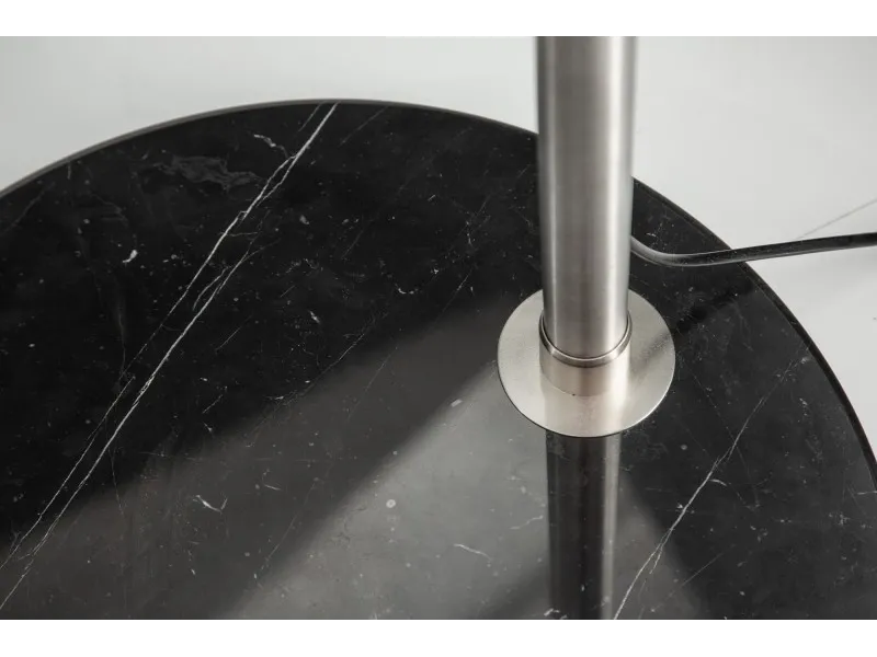 Lampadaire EXTENSO 230 cm Noir avec Base en Marbre