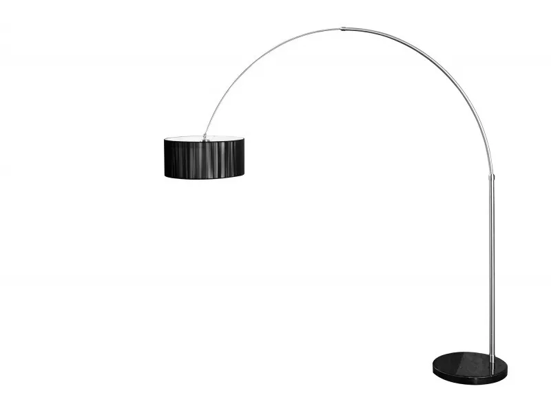 Lampadaire EXTENSO 230 cm Noir avec Base en Marbre