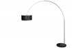 Lampadaire EXTENSO 230 cm Noir avec Base en Marbre