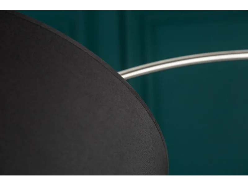 Lampadaire de 180cm extensible en arc  noir et or