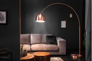 Lampadaire extensible de 170 à 210cm cuivré