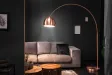 Lampadaire extensible de 170 à 210cm cuivré