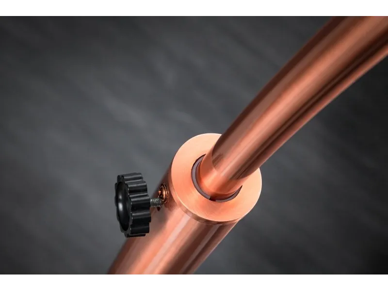 Lampadaire extensible de 170 à 210cm cuivré