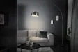Lampadaire extensible de 170 à 210cm  argenté