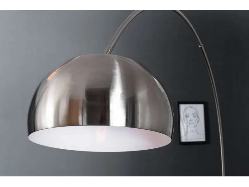 Lampadaire extensible de 170 à 210cm  argenté