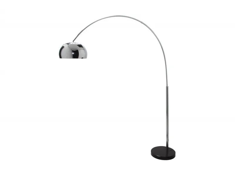 Lampadaire extensible de 175 à 205cm  argenté