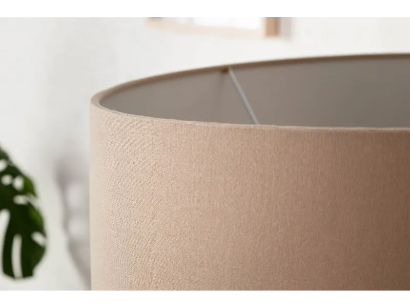 Lampadaire design en bois flotté coloris beige